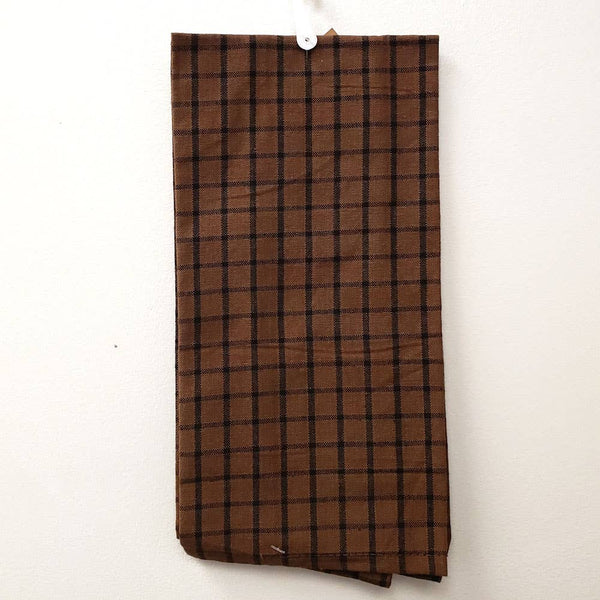 Black Large Check Kitchen Towel