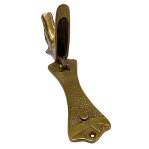 Antiqued Brass Horse Head Door Knocker | 6” | Home Accents