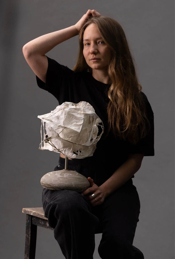 Volcanic Glaze Sculptural Light by Loram Ceramics