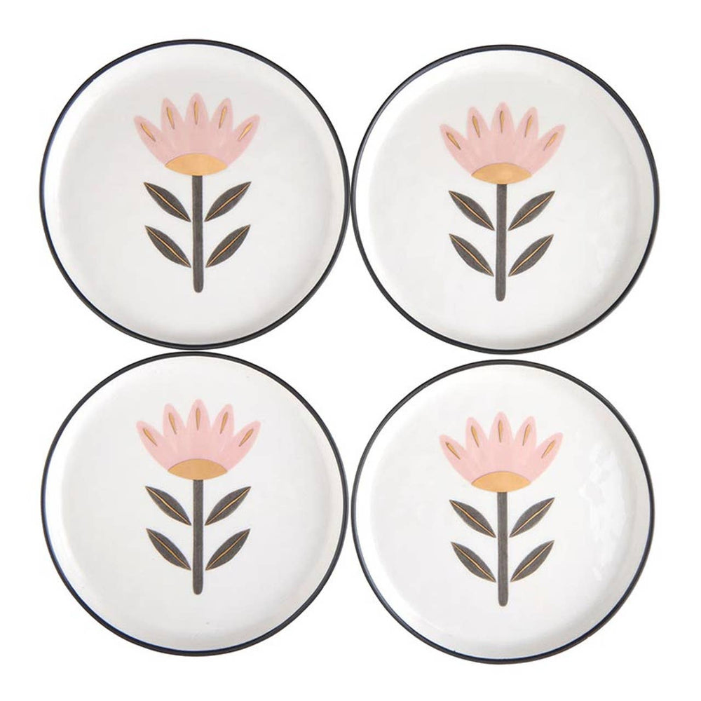Ceramic Appetizer Plate - Flower
