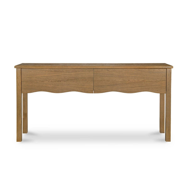 Clea Console Table, Heritage Brown