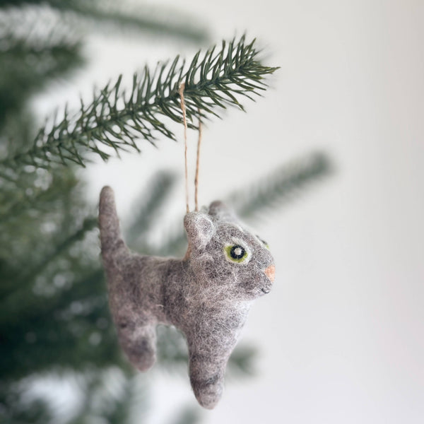 Felt Cat Ornament