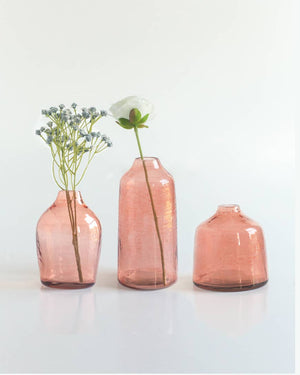 Siena Handblown Hammered Bud Vase