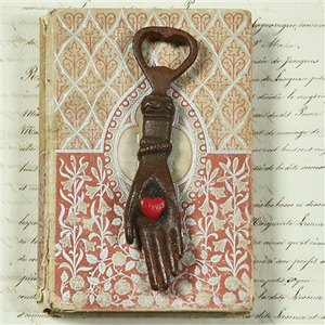 Hand With Heart Bottle Opener - Natural