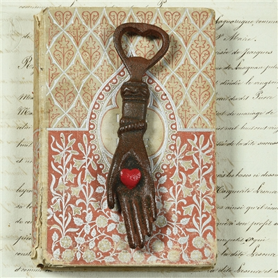 Hand With Heart Bottle Opener - Natural
