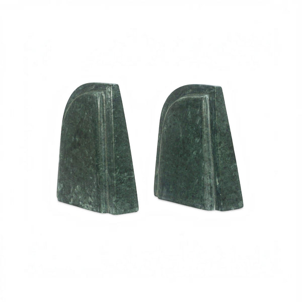 Carved Marble Bookends Set of 2