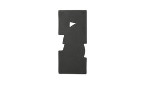 Teo Wall Sculpture Charcoal