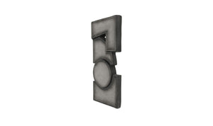 Teo Wall Sculpture Charcoal