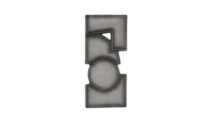 Teo Wall Sculpture Charcoal