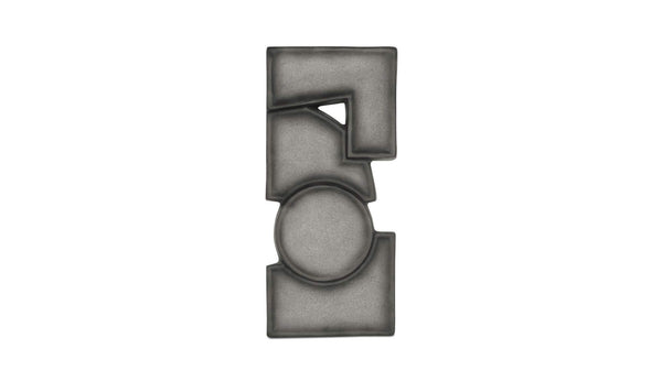 Teo Wall Sculpture Charcoal