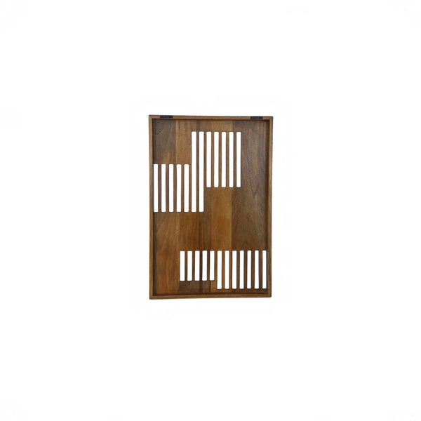 Cutout Geometric Wall Art Brown