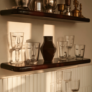 Resting Face Glassware