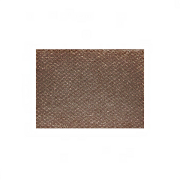 Close-up of camel polyester upholstery fabric for deKor Barrel Back Dining Bench with a textured woven finish.