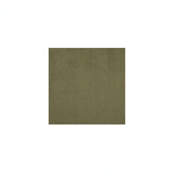 deKor green velvet fabric swatch for barrel back dining chair with a soft, textured finish
