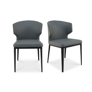 Delaney Dining Chair Grey - Set of Two