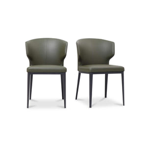 Delaney Dining Chair Dark Green-Set of Two