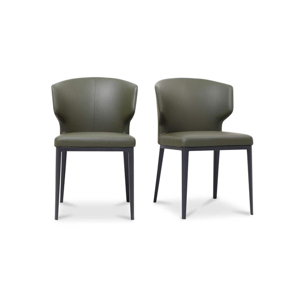 Delaney Dining Chair Dark Green-Set of Two