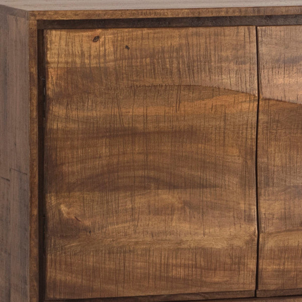 Mango Wood Sideboard with Iron Legs