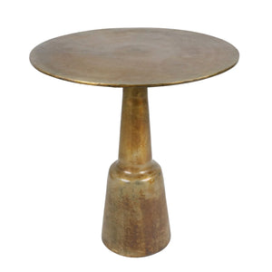 Cast Aluminum Counter Table - Brass
