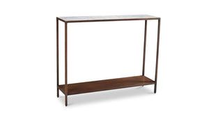 Bottego Console Table Antique Copper