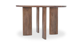 Lia Round Dining Table Dark Brown
