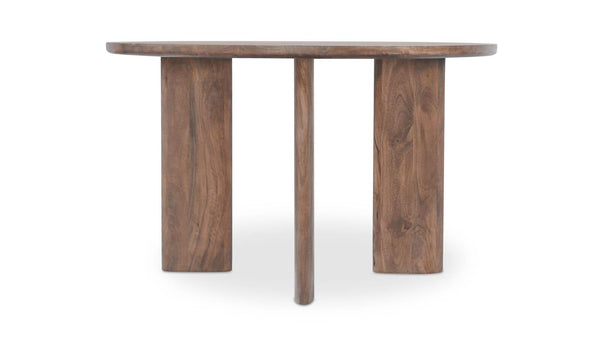 Lia Round Dining Table Dark Brown