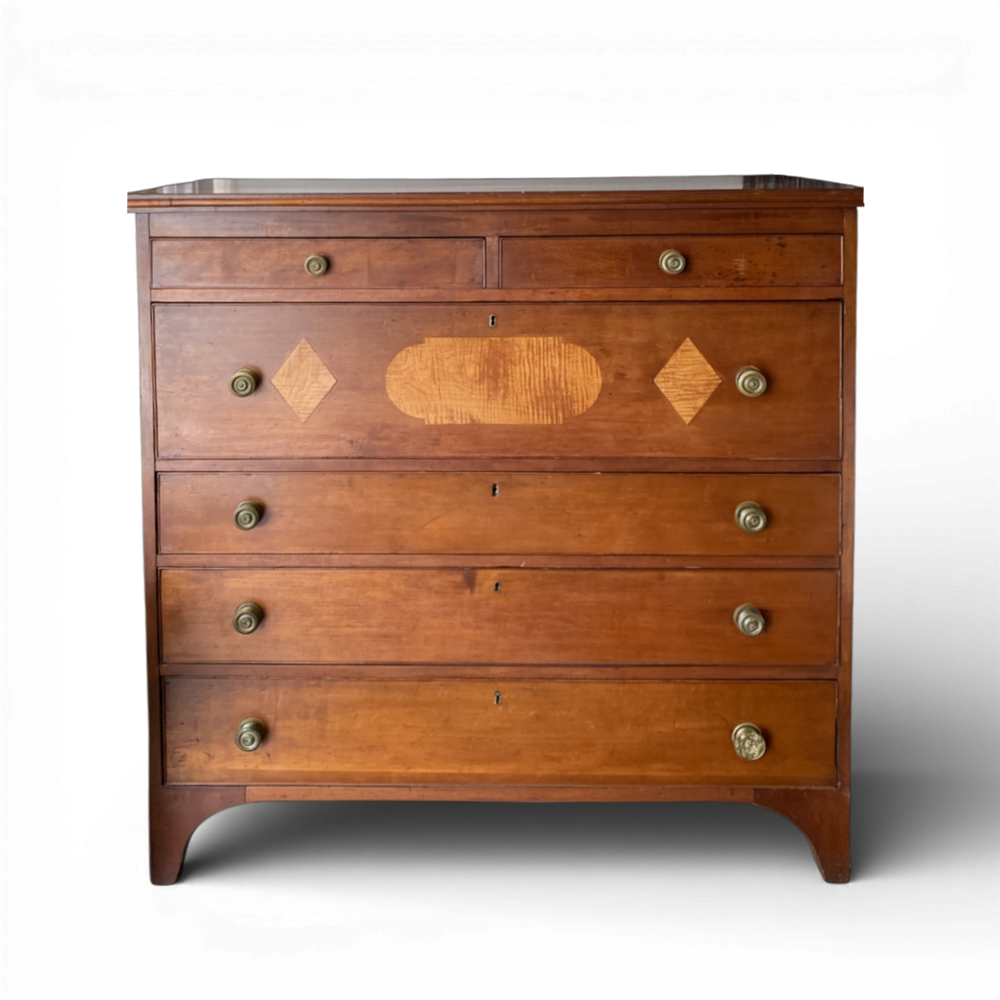 Antique Cherry Butler's Desk/Dresser