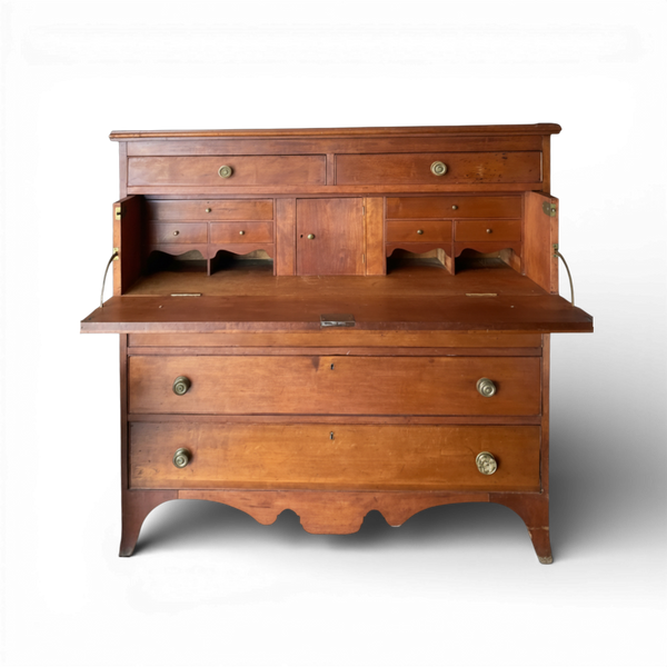 Antique Cherry Butler's Desk/Dresser