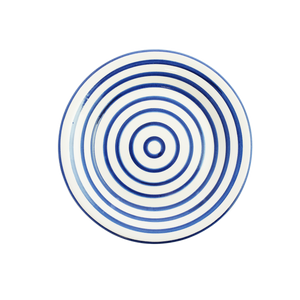 Cobalt Stripe Side Plate, Dinnerware