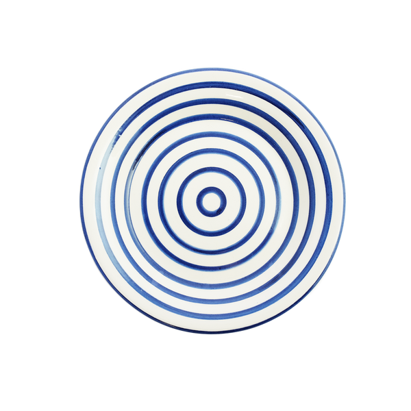 Cobalt Stripe Side Plate, Dinnerware