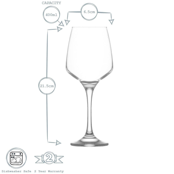 Lal Red Wine Glass - 400ml