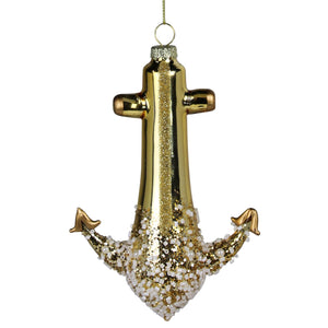 Anchor Ornament, Glass