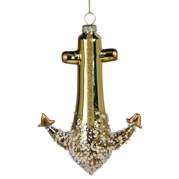 Anchor Ornament, Glass