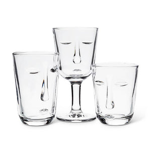 Resting Face Glassware