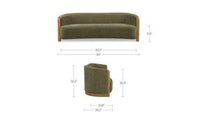 Anya Sofa Olive