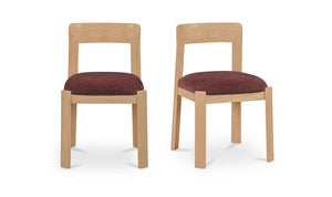 Oli Dining Chair Berry-Set of Two
