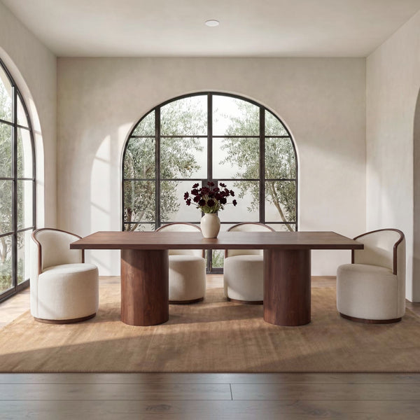 Swivel Dining Chair Cream