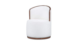 Rossi Swivel Dining Chair Cream