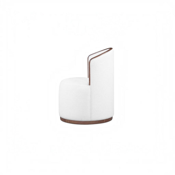 Swivel Dining Chair Cream