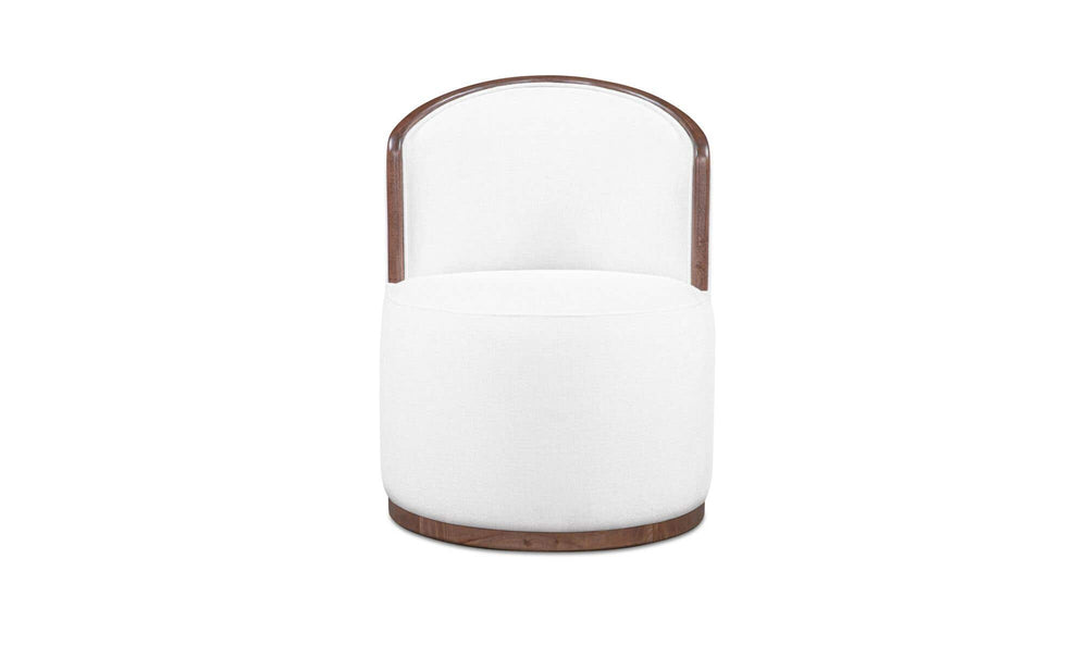 Rossi Swivel Dining Chair Cream