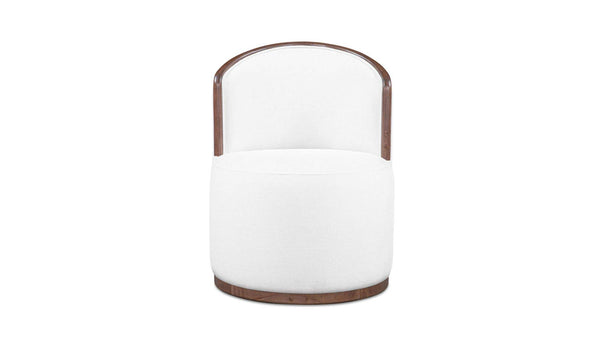 Rossi Swivel Dining Chair Cream