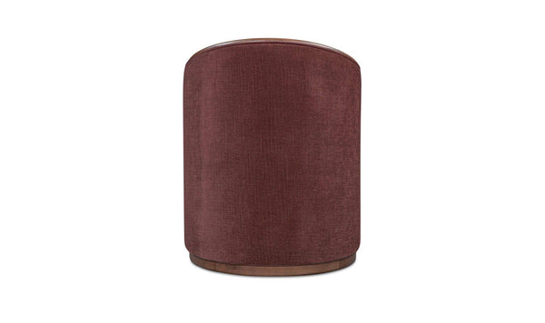 Rossi Swivel Dining Chair, Berry