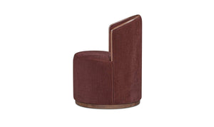 Rossi Swivel Dining Chair, Berry
