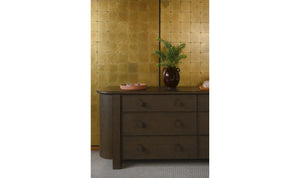 Loren 6 Drawer Dresser Dark Brown
