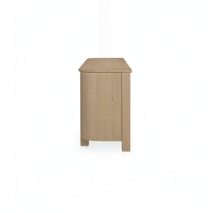 Curved-Corner 6 Drawer Dresser Natural
