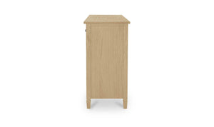 Isabelle Console Table Light Blue Stripe
