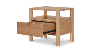 Post Nightstand Oak Natural