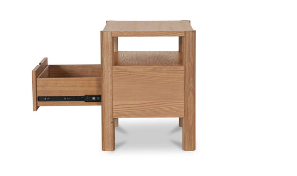 Post Nightstand Oak Natural