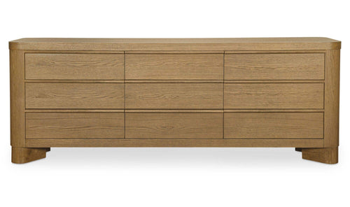 Segment 9 Drawer Dresser Heritage Brown