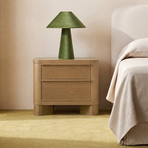 Segment Nightstand, Heritage Brown